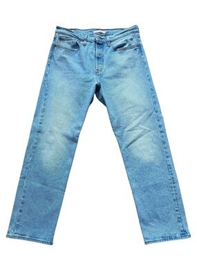 Levi’s Premium Wedgie Straight Jeans 30x27 High Rise Vintage Wash Mom Jeans